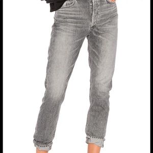 Agolde charcoal -straight leg jeans